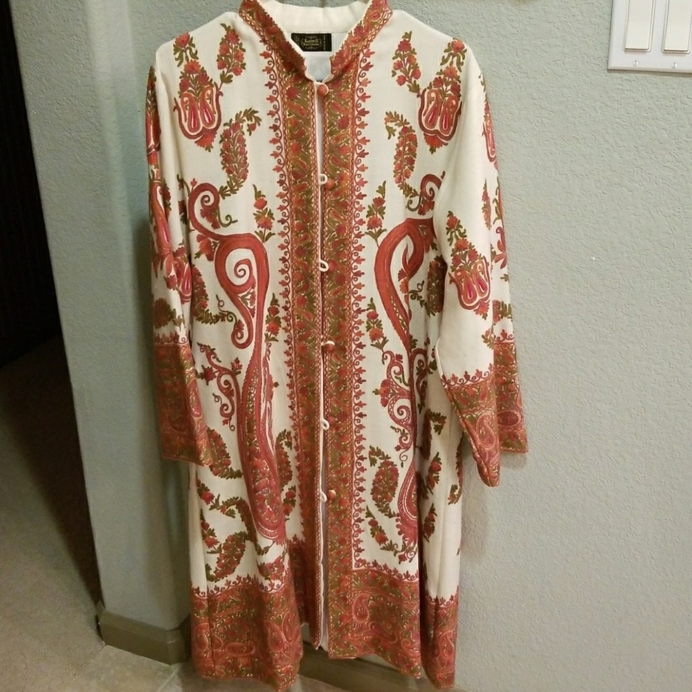 Gorgeous silk/wool coat